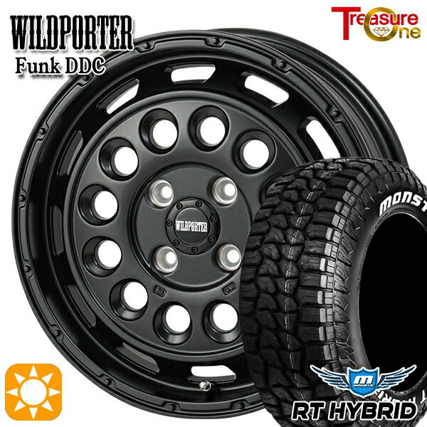 【取付対象】155/65R14 81S XL RWL モンスタ RTハイブリッド トレジャーワン ワイルドポーター ファンク DDC MBK 14インチ 4.5J 4H100 サマータイヤホイールセット