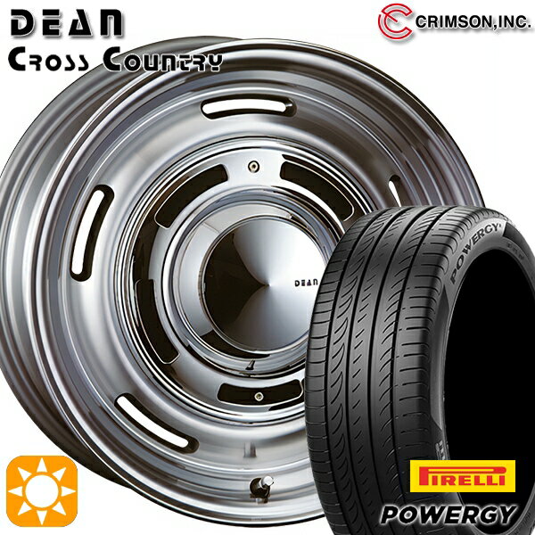 【取付対象】リーフ レヴォーグ 215/50R17 95W XL ピレリ パワジー クリムソン ディーン クロスカントリー バーニッシュグレー 17インチ 7.0J 5H114.3 サマータイヤホイールセット
