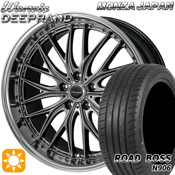 【取付対象】245/40R20 99W XL ロードボス N906 モンツァ ワーウィック ディープランド 20インチ 8.5J 5H114.3 サマータイヤホイールセット