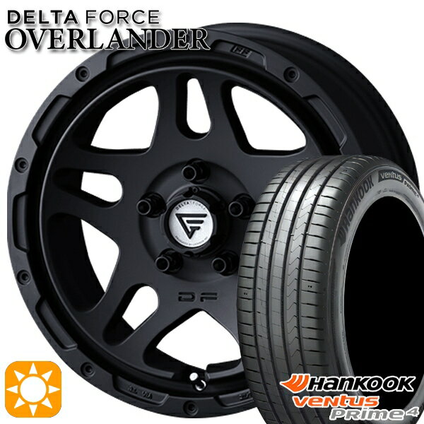 【取付対象】215/60R16 99V XL ハンコック veNtus PRime4 K135 デルタフォース オーバーランダー MB 16インチ 7.0J 5H114.3 サマータイヤホイールセット