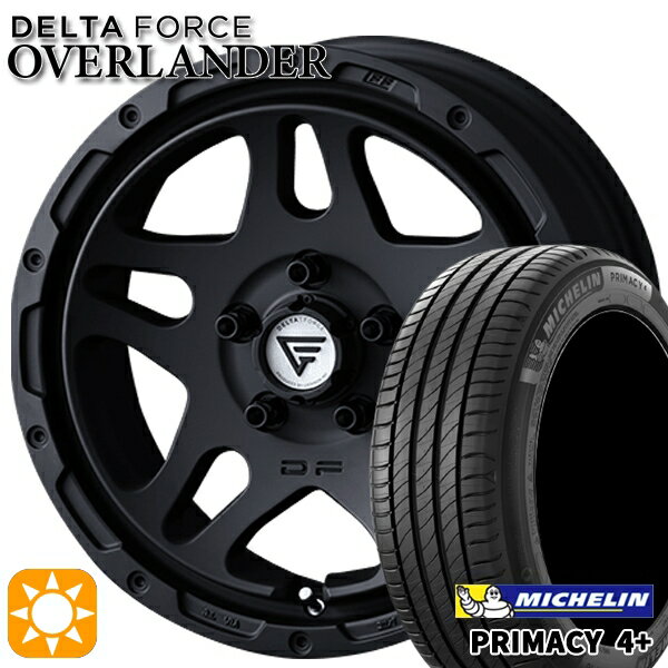 【取付対象】215/60R16 95H ミシュラン プライマシー4プラス デルタフォース オーバーランダー MB 16インチ 7.0J 5H114.3 サマータイヤホイールセット