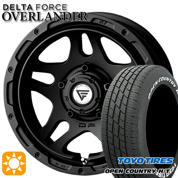 【取付対象】ジムニーシエラ 215/70R16 100H トーヨー オープンカントリー H/T2 WL デルタフォース オーバーランダー MB 16インチ 6.0J 5H139.7 サマータイヤホイールセット