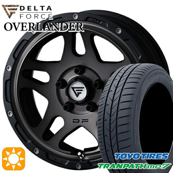 【取付対象】215/65R16 98H トーヨー トランパス mp7 デルタフォース オーバーランダー MS 16インチ 7.0J 5H114.3 サマータイヤホイールセット