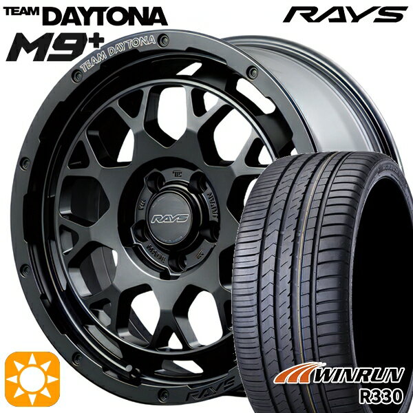 【取付対象】セレナ 215/40R18 89W XL ウィンラン R330 RAYS レイズ チームデイトナ M9+ BOJ 18インチ 7.5J 5H114.3 サマータイヤホイールセット