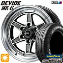 【取付対象】215/60R17C 109/107R グッドイヤー イーグル 1 ナスカー SSR ディバイド MK-6 ダークガンメタポリッシュ 17インチ 6.5J 6H139.7 サマータイヤホイールセット