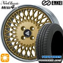 4/24-4/27 P5倍！アクア ヤリス 195/50R16 88V XL トーヨー プロクセス CF3 ENKEI ネオクラシック メッシュ4ネオ [Lo Disk] ゴールド 16インチ 6.0J 4H100 サマータイヤホイールセット