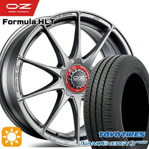 【取付対象】ベンツ Aクラス/CLA 225/45R18 91W トーヨー ナノエナジー3プラス OZ フォーミュラ HLT グリジオコルサ 18インチ 7.5J 5H112 サマータイヤホイールセット