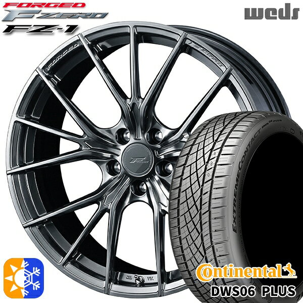 C-HR カローラクロス 225/45R19 92Y コンチネンタル DWS06+ SUV Weds ウェッズ 鍛造 F ZERO FZ-1 ダイヤモンドブラック 19インチ 8.0J 5H114.3 オールシーズンタイヤホイールセット