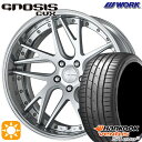 5/10はポイント5倍★225/40R19 93Y XL ハンコック veNtus S1 evo3 K127 WORK グノーシス CVX マットシルバー 19インチ 8.0J 5H114.3 サマータイヤホイールセット