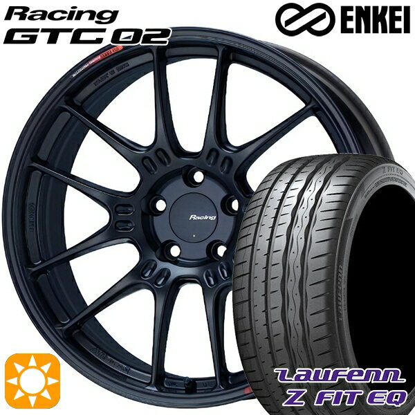 【取付対象】215/35R19 85Y XL ラウフェン Z FIT EQ LK03 ENKEI エンケイ レーシング GTC02 マットブラック 19インチ 7.5J 5H100 サマータイヤホイールセット