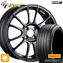 【取付対象】195/55R16 87V ピレリ パワジー SSR GTX04 ダークガンメタ 16インチ 6.5J 4H100 サマータイヤホイールセット