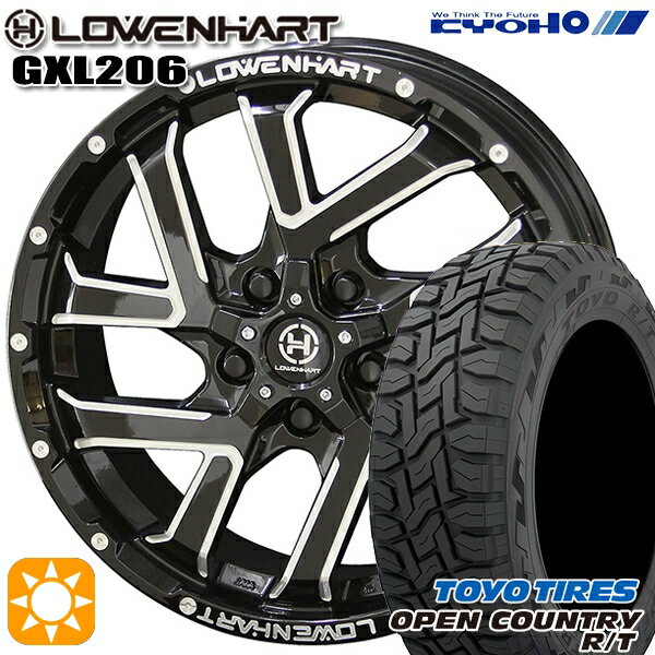 【取付対象】215/70R16 100Q トーヨー オープンカントリー R/T KYOHO レーベンハート GXL206 16インチ 7.0J 5H114.3 サマータイヤホイールセット