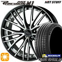 【取付対象】セレナ 215/40R18 89Y XL ミシュラン パイロットスポーツ5 HotStuff プレシャス アスト M3 メタリックブラックポリッシュ 18インチ 7.0J 5H114.3 サマータイヤホイールセット