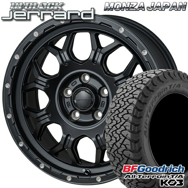 【取付対象】225/65R17 107/103S RBL BFグッドリッチ オールテレーン T/A KO3 モンツァ ハイブロック ジェラード 17インチ 7.5J 5H114.3 サマータイヤホイールセット