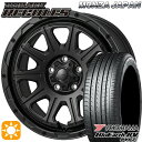 【取付対象】リーフ レヴォーグ 215/50R17 95V XL ヨコハマ ブルーアース RV03 モンツァ ハイブロック レグルス サテンブラック 17インチ 7.5J 5H114.3 サマータイヤホイールセット