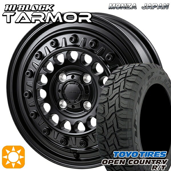 【取付対象】軽トラ 145/80R12 80/78N LT トーヨー オープンカントリー R/T モンツァ ハイブロック ターマー 12インチ 4.0J 4H100 +42 サマータイヤホイールセット