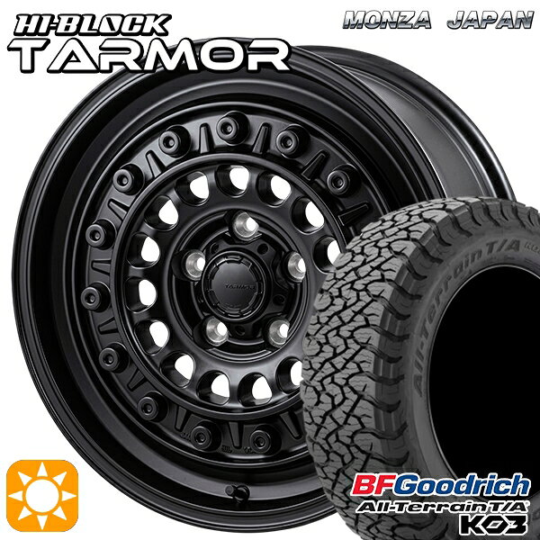 【取付対象】215/65R16 103/100S RBL BFグッドリッチ オールテレーン T/A KO3 モンツァ ハイブロック ターマー 16インチ 7.0J 5H114.3 +35 サマータイヤホイールセット