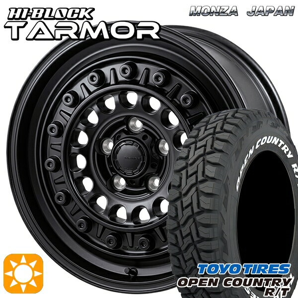 【取付対象】215/65R16 109/107Q トーヨー オープンカントリー R/T ホワイトレター モンツァ ハイブロック ターマー 16インチ 7.0J 5H114.3 +35 サマータイヤホイールセット