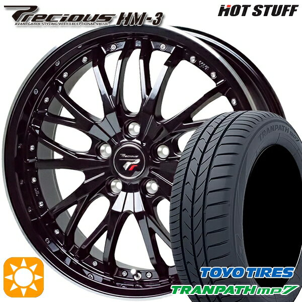 【取付対象】215/60R17 96H トーヨー トランパス mp7 HotStuff プレシャス HM-3 MB/RP 17インチ 7.0J 5H114.3 サマータイヤホイールセット