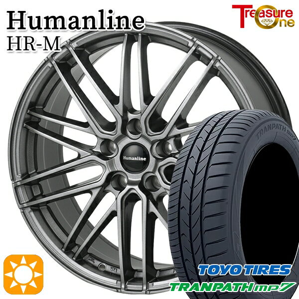 【取付対象】205/60R16 96H XL トーヨー トランパス mp7 トレジャーワン ヒューマンライン HRM GM 16インチ 6.5J 5H114.3 サマータイヤホイールセット