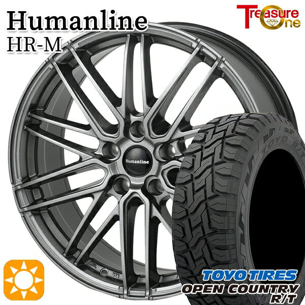 【取付対象】225/60R17 99Q トーヨー オープンカントリー R/T トレジャーワン ヒューマンライン HRM GM 17インチ 7.0J 5H114.3 サマータイヤホイールセット