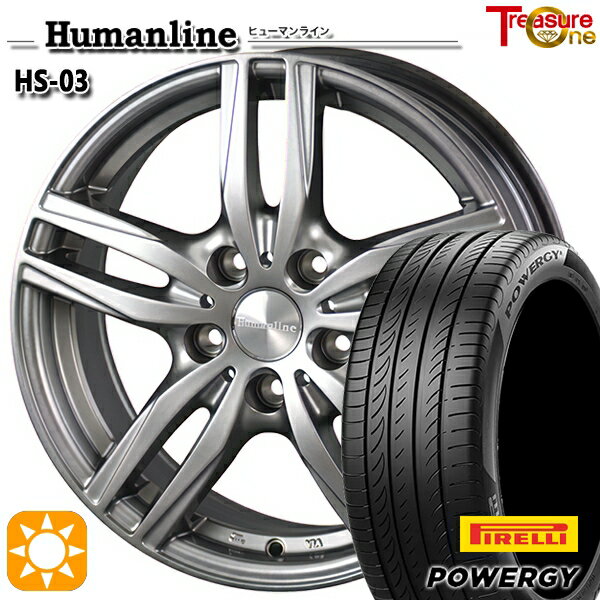 【取付対象】225/40R18 92W XL ピレリ パワジー トレジャーワン ヒューマンライン HS03 18インチ 7.0J 5H114.3 +55 サマータイヤホイールセット