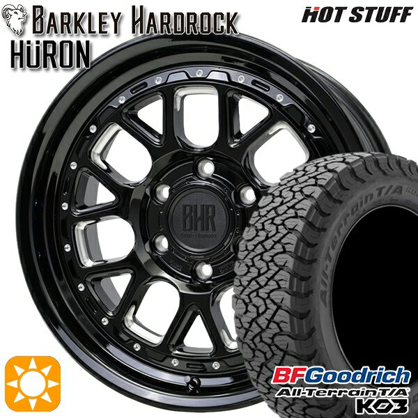 樂天商城 - 【取付対象】プラド ハイラックス 265/60R18 114/110S RBL BFグッドリッチ オールテレーン T/A KO3 ホットスタッフ バークレイハードロック ヒューロン GM/B 18インチ 8.0J 6H139.7+20 サマータイヤホイールセット