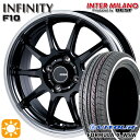 165/55R15 75V ヴィツァー フォーミュラX WSW ホワイトリボン インターミラノ インフィニティ F10 BK/RP 15インチ 4.5J 4H100 サマータイヤホイールセット