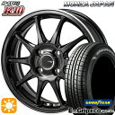 【取付対象】155/65R13 73S グッドイヤー エフィシェントグリップ エコ EG01 モンツァ JPスタイル R10 13インチ 4.0J 4H100 サマータイヤホイールセット