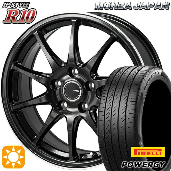 最大2,000円OFFクーポン★185/65R15 88H ピレリ パワジー モンツァ JPスタイル R10 15インチ 6.0J 5H100 サマータイヤホイールセット