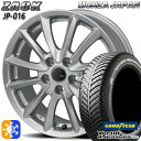 225/45R18 91H グッドイヤー ベクター フォーシーズンズ モンツァ ザック JP016 18インチ 7.0J 5H114.3 チタンブラック オールシーズンタイヤホイールセット