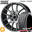 フラッシュクーポン対象★リーフ アクセラ 205/55R16 91W クムホ エクスタ PS31 モンツァ ザック JP205 ブラックシルバー 16インチ 6.5J 5H114.3 サマータイヤホイールセット