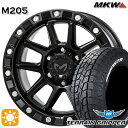 フラッシュクーポン対象★265/65R17 116T XL モンスタ テレーングリッパー MKW MK-46 M/L+ ブラックキャット 17インチ 8.5J 6H139.7 サマータイヤホイールセット