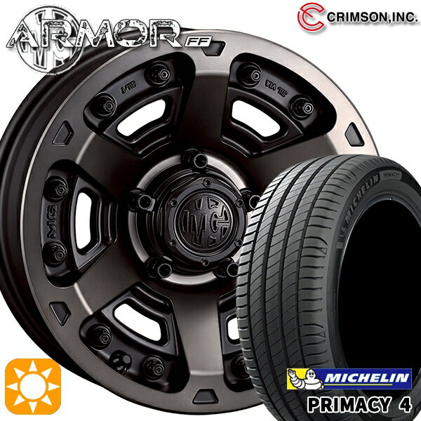 【取付対象】205/60R16 96W XL ミシュラン プライマシー4 クリムソン MGアーマー MBC 16インチ 7.0J 5H114.3 サマータイヤホイールセット
