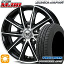 【取付対象】アイシス ノア/ヴォクシー 215/45R17 91W XL トーヨー プロクセス CF3 モンツァ JPスタイル MJ01 ブラックメタリックポリッシュ 17インチ 7.0J 5H114.3 サマータイヤホイールセット