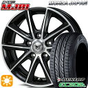 【取付対象】195/65R15 91S ダンロップ エナセーブ EC202L モンツァ JPスタイル MJ01 ブラックメタリックポリッシュ 15インチ 6.0J 5H114.3 サマータイヤホイールセット