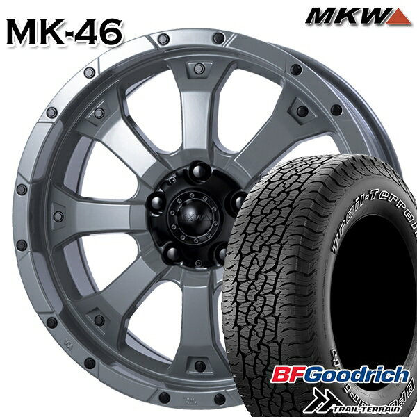 【取付対象】225/65R17 102T ORWL BFグッドリッチ トレールテレーン MKW MK-46 ヘルキャット 17インチ 7.5J 5H114.3 サマータイヤホイールセット
