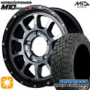 【取付対象】215/70R16 100Q トーヨー オープンカントリー R/T MID ナイトロパワー M10パーシングJ ブラック/DCマシニング/ブラッククリア 16インチ 5.5J 5H139.7 サマータイヤホイールセット