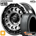 【取付対象】215/65R16 102H XL ハンコック veNtus PRime4 K135A MID ナイトロパワー H12ショットガン ブラッククリア/マシニング 16インチ 7.0J 5H114.3 サマータイヤホイールセット