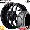 【取付対象】セレナ 215/40R18 89W XL クムホ エクスタ PS71 MID ナイトロパワー M28バレットS セミグロスブラック 18インチ 7.0J 5H114.3 サマータイヤホイールセット