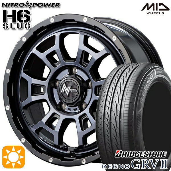 2,000OFFݥ215/65R16 98H ֥¥ȥ 쥰 GRV2 MID ʥȥѥ H6å ֥åꥢ 16 7.0J 5H114.3 ޡۥ륻å