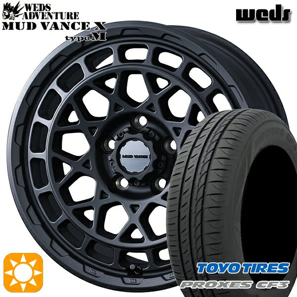 【取付対象】ジェイド アクセラ 225/40R18 92W XL トーヨー プロクセス CF3 Weds マッドヴァンス X タイプM フルマットブラック 18インチ 7.5J 5H114.3 サマータイヤホイールセット