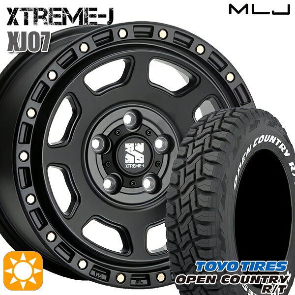 【取付対象】285/60R18 116Q トーヨー オープンカントリー R/T ホワイトレター MLJ エクストリームJ XJ07 SB 18インチ 8.0J 5H127+43 サマータイヤホイールセット