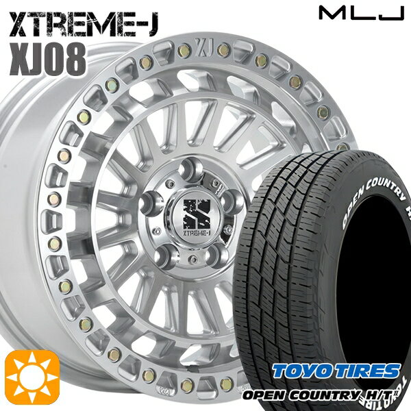 【取付対象】215/70R16 100H トーヨー オープンカントリー H/T2 WL MLJ エクストリームJ XJ08 グロスマシンド 16インチ 7.0J 5H114.3 サマータイヤホイールセット