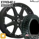 4/24-4/27 P5倍！ハスラー 165/60R15 77S ナンカン FT-9 MLJ エクストリームJ フラットブラック 15インチ 4.5J 4H100 サマータイヤホイールセット