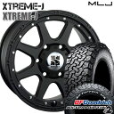 最大8000円offクーポンあり！285/60R18 118/115S RWL BFグッドリッチ オールテレーン T/A KO2 MLJ エクストリームJ フラットブラック 18インチ 8.0J 6H139.7 サマータイヤホイールセット