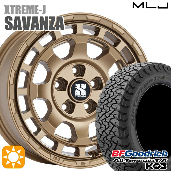 【取付対象】215/65R16 103/100S RBL BFグッドリッチ オールテレーン T/A KO3 MLJ エクストリームJ SAVANZA BR 16インチ 7.0J 5H114.3+35 サマータイヤホイールセット