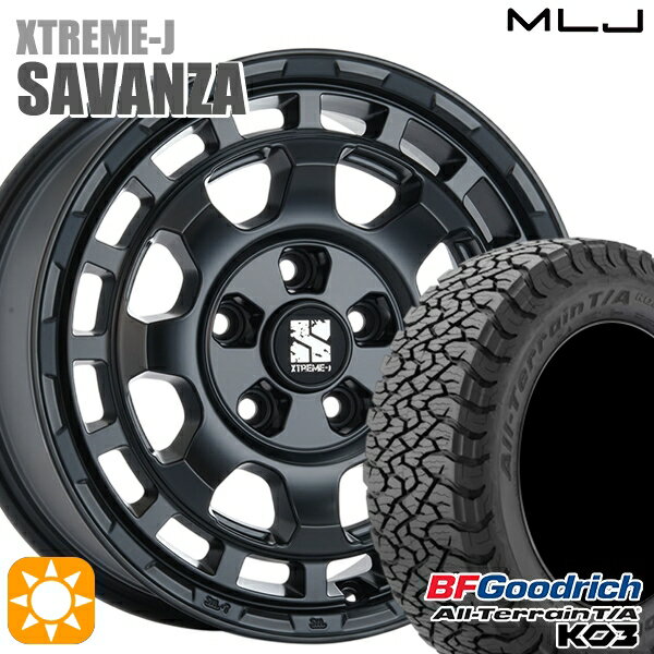 【取付対象】215/65R16 103/100S RBL BFグッドリッチ オールテレーン T/A KO3 MLJ エクストリームJ SAVANZA SB 16インチ 7.0J 5H114.3+35 サマータイヤホイールセット