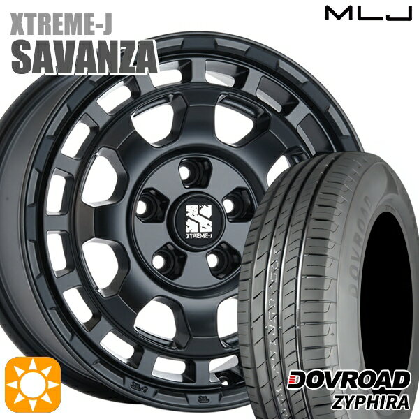 樂天商城 - 【取付対象】215/65R16 98H DOVROAD ザイファイラ MLJ エクストリームJ SAVANZA SB 16インチ 7.0J 5H114.3+35 サマータイヤホイールセット