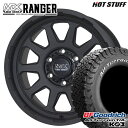 【取付対象】265/65R17 116/113S RWL BFグッドリッチ オールテレーン T/A KO3 ホットスタッフ マッドクロス レンジャー マットブラック 17インチ 8.0J 6H139.7 サマータイヤホイールセット